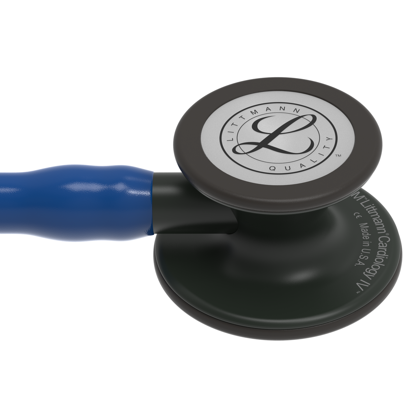 Littmann Cardiology IV Diagnostic Stethoscope: Black & Navy - Black Stem 6168