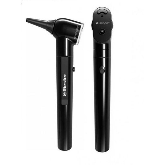 E-SCOPE - Otoscope/Ophthalmoscope Vacum 2.7 V - Black In Pouch