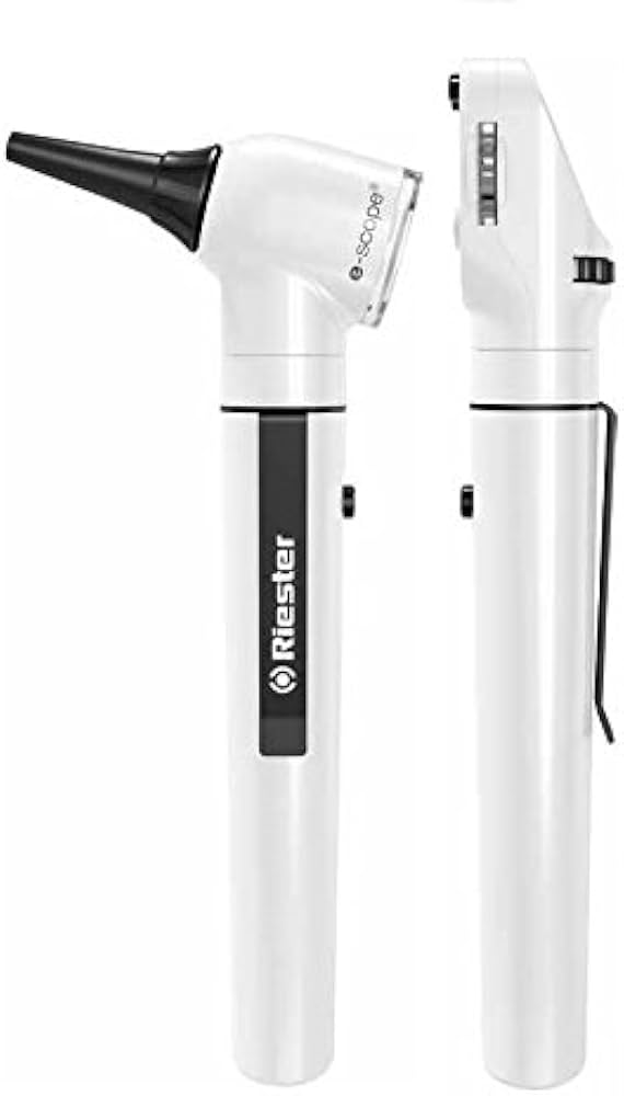 E-SCOPE Otoscope/Ophthalmoscope - Vacuum 2.7V - White In Pouch