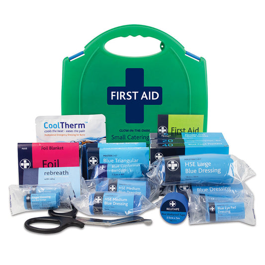 Small Workplace Catering Glow-In-The-Dark First Aid Kit - SHORT DATED