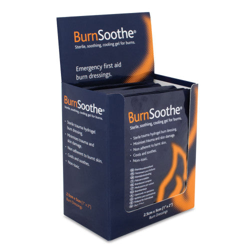 BurnSoothe Burn Dressings - 2.5 x 5cm - Box of 10