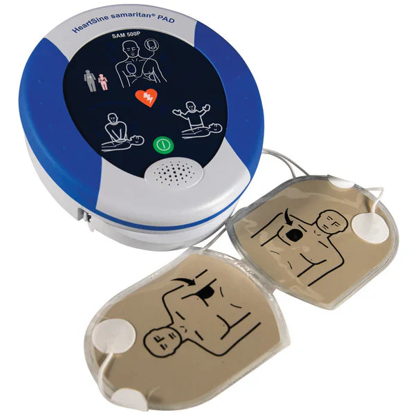 HeartSine Samaritan PAD 500P Semi Automatic AED Defibrillator with Carry Case