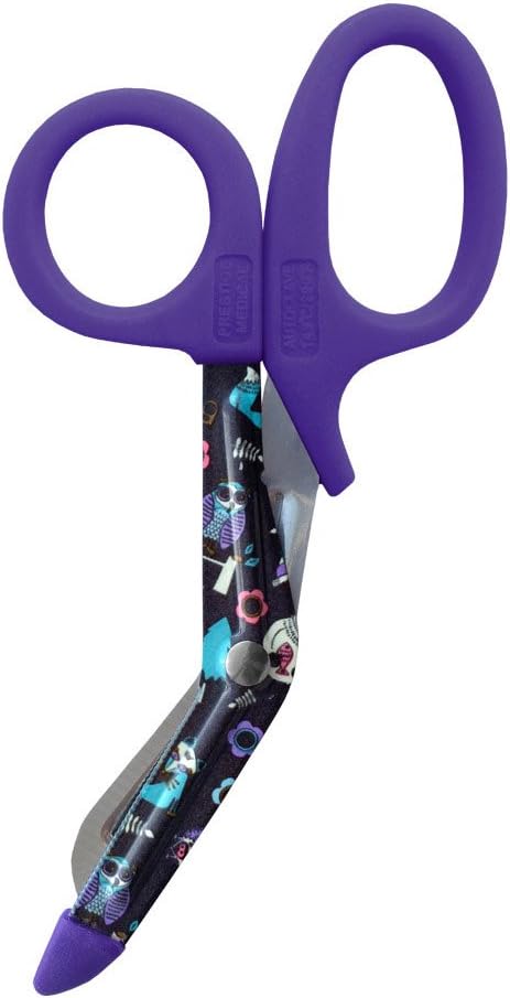 5.5" StyleMate Utility Scissors - Woodsy Animals Black