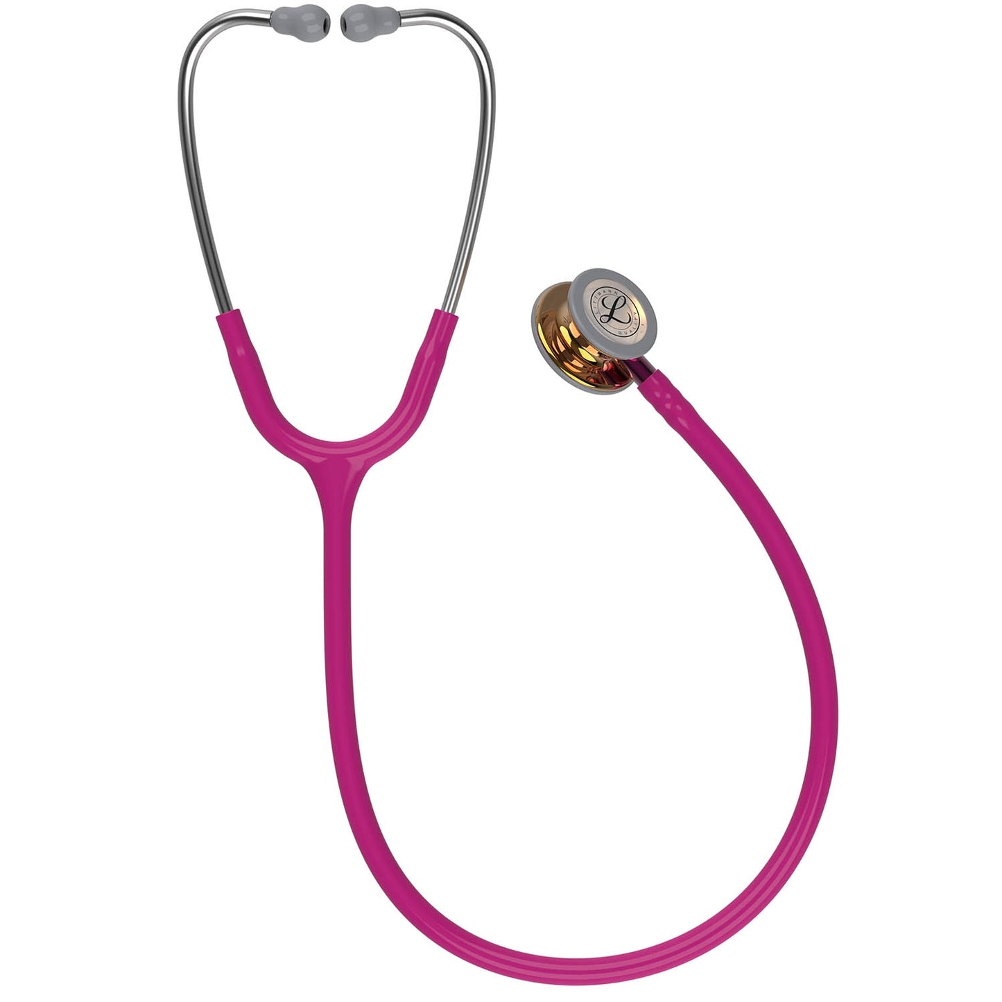 Littmann Classic III Monitoring Stethoscope: High Polish Copper & Raspberry - Limited Edition 5647