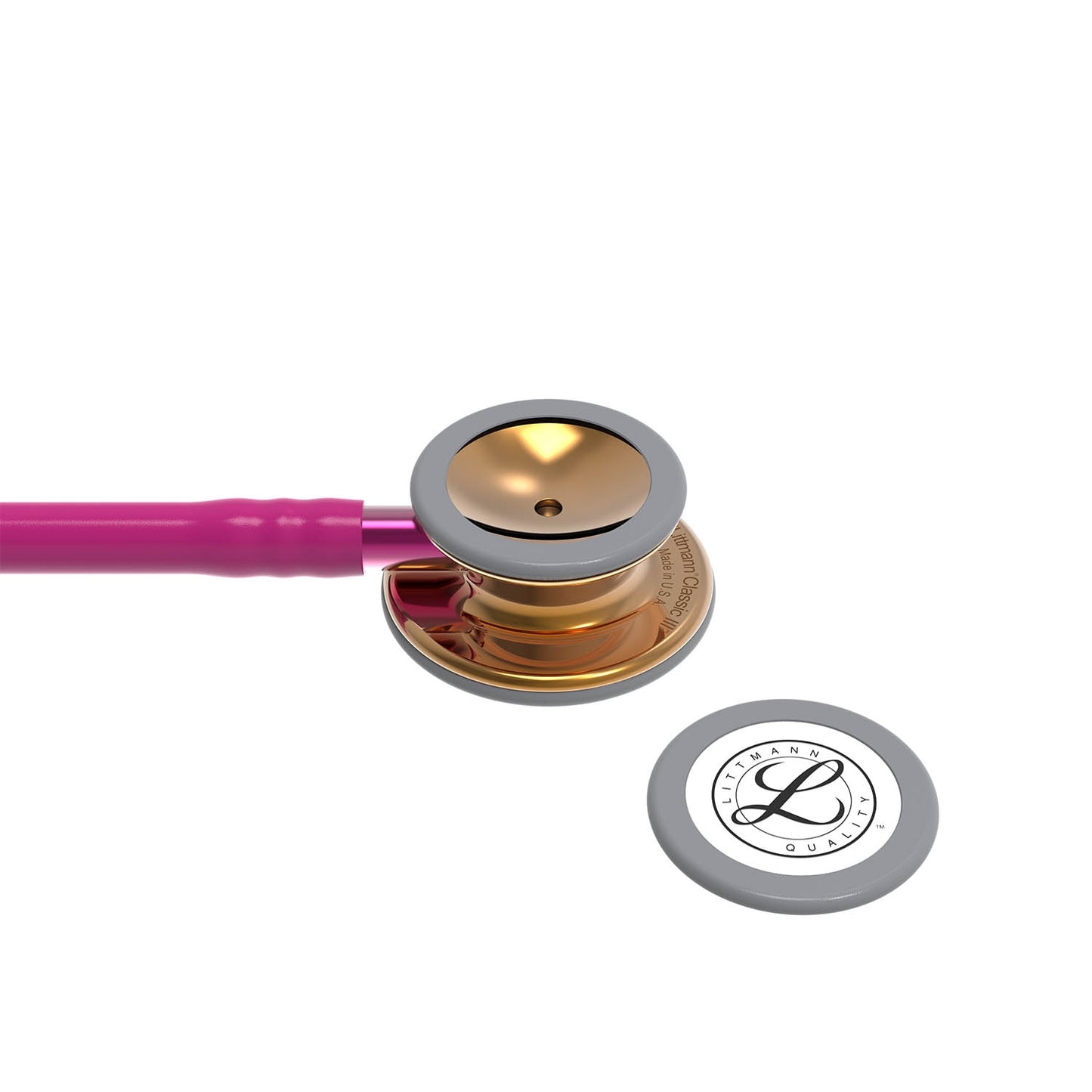 Littmann Classic III Monitoring Stethoscope: High Polish Copper & Raspberry - Limited Edition 5647