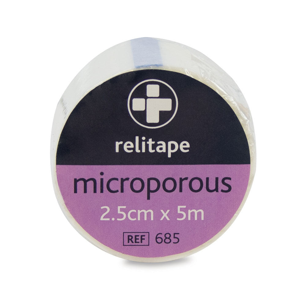 Relitape Boxed Microporous Tape - 2.5cm x 5m