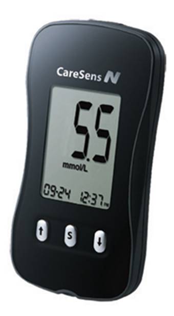 CareSens N Blood Glucose Test Meter (50 Lancets & 10 Test strips)