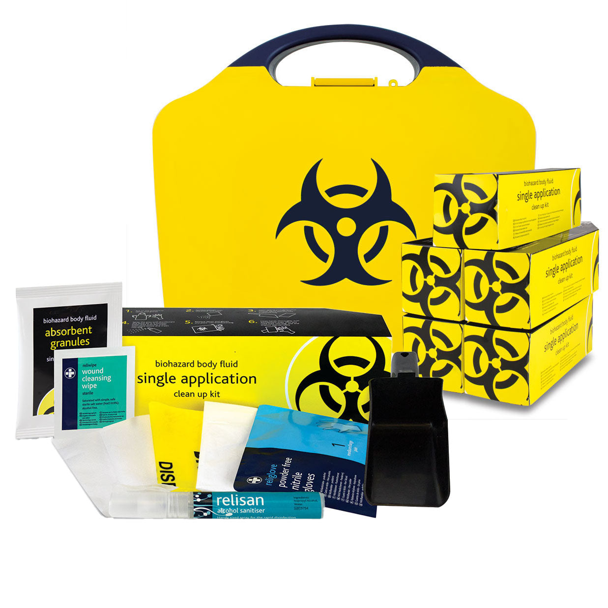 Body Fluid Clean-up Kit - 5 Applications in Aura3 Box