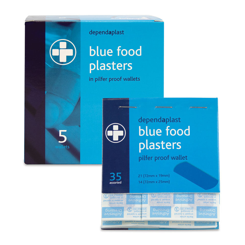 Dependaplast Blue Pilfer Proof Plasters Refill Box