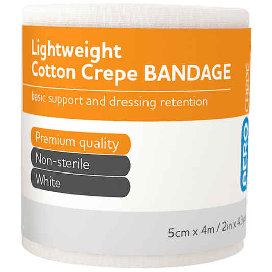 AEROCREPE Light Cotton Crepe Bandage - 5cm x 4M