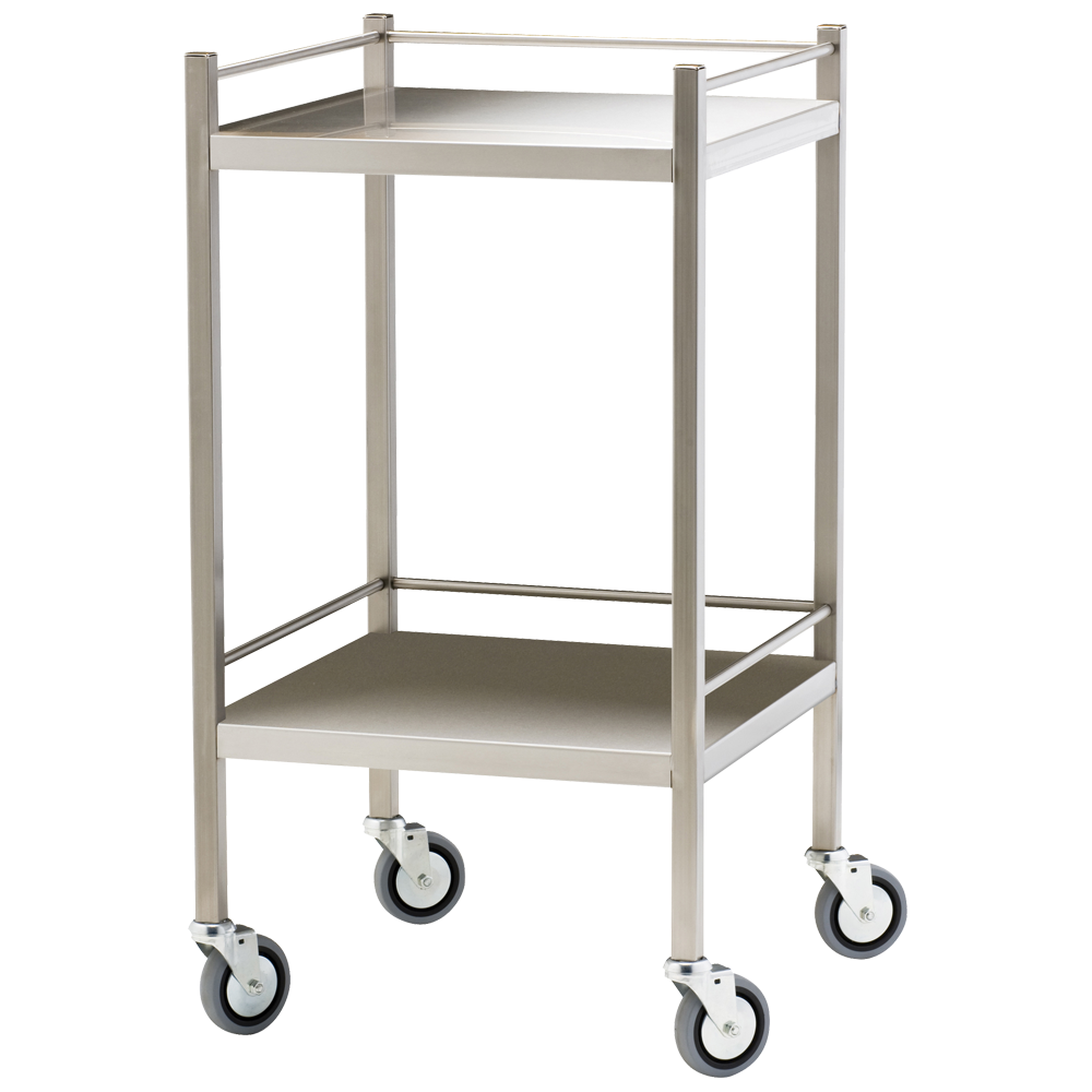 Stainless Steel Trolley With Rails