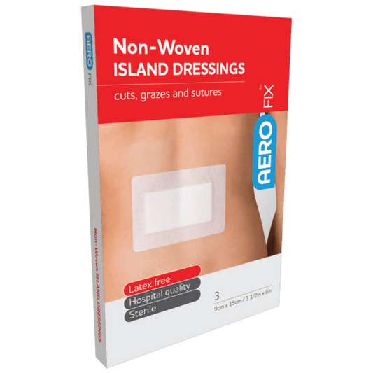 AEROFIX Non-Woven Island Dressing  - 9 x 15cm - Box of 3