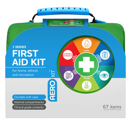 AEROKIT 3 Series First Aid Kit Softpack - Green