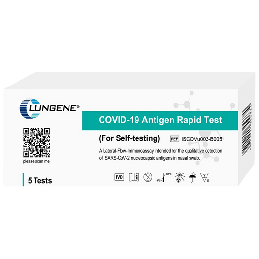 Nasal Rapid Antigen COVID-19 Self Test - Pack of 5