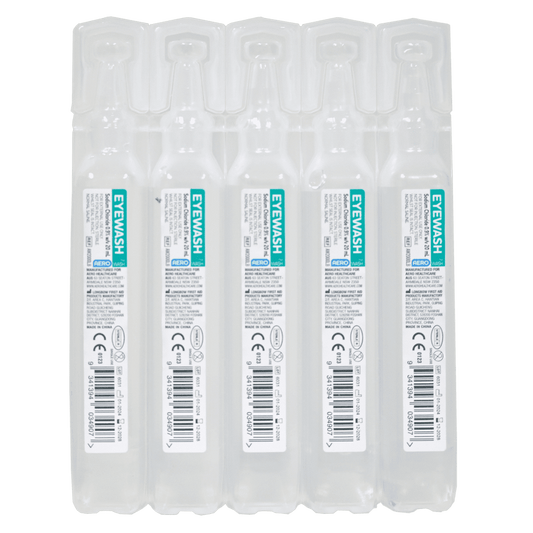 AEROWASH Sodium Chloride Eyewash Ampoule - 20ml