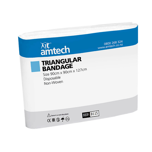 Amtech Triangular Bandage Disposable 90 x 90 x 127cm