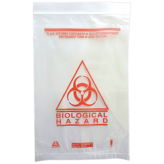 AEROHAZARD Biohazard Clinical Waste Bag - 255 x 160mm