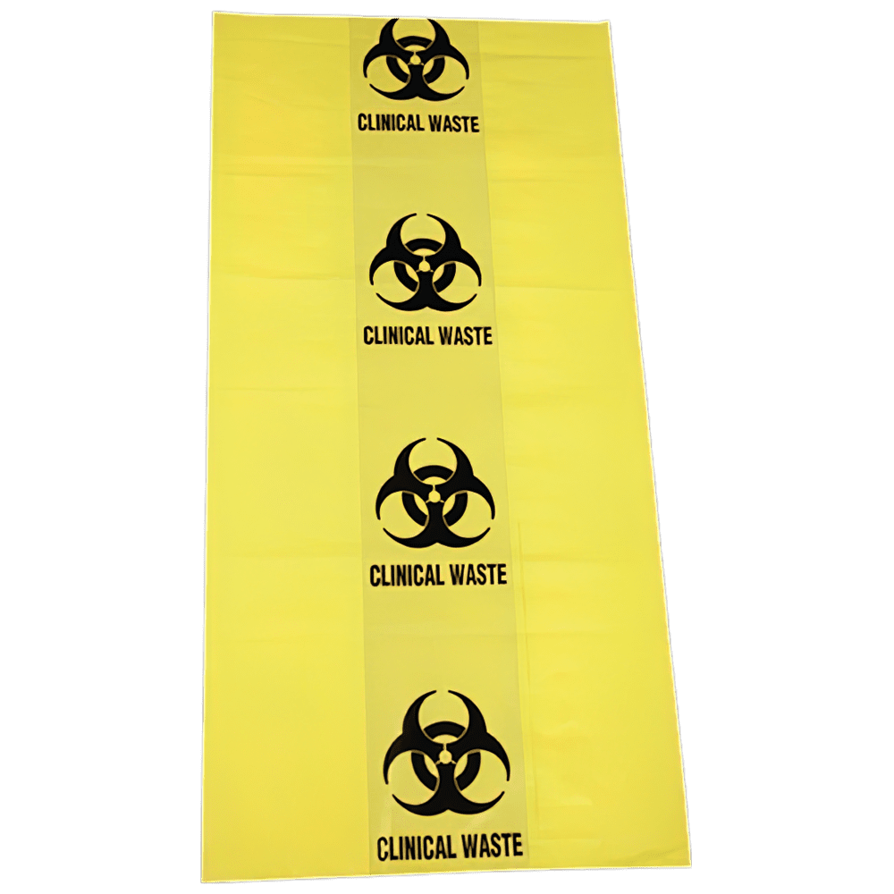 AEROHAZARD Biohazard Clinical Waste Bag 50L – 55um - 630 x 800mm