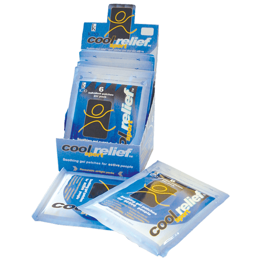 COOL RELIEF Cold Gel Patches - Pouch of 6