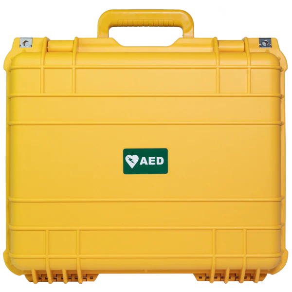 CARDIACT Large Waterproof Tough AED Case 43 x 38 x 15.4cm (Yellow)