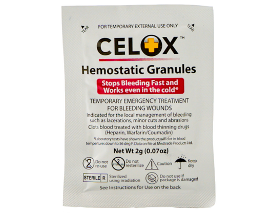 Celox Haemostatic Granules - 2g Sachets - Box of 200