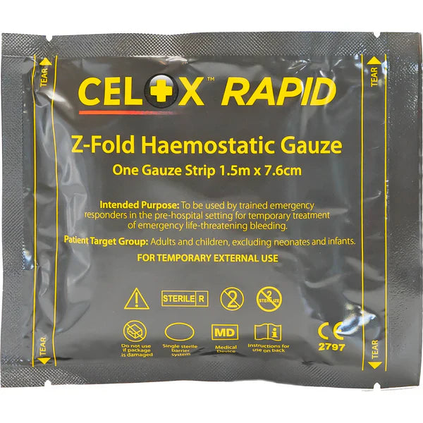 Celox Rapid Z-Fold Gauze