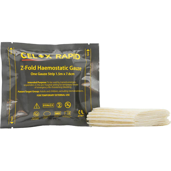 Celox Rapid Z-Fold Gauze