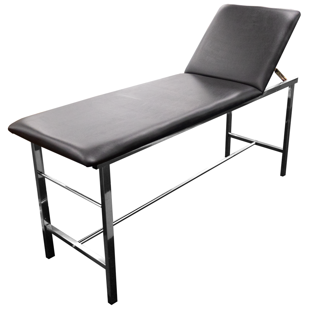 Medical Examination Table with Adjustable Back 190 x 60 x 68cm