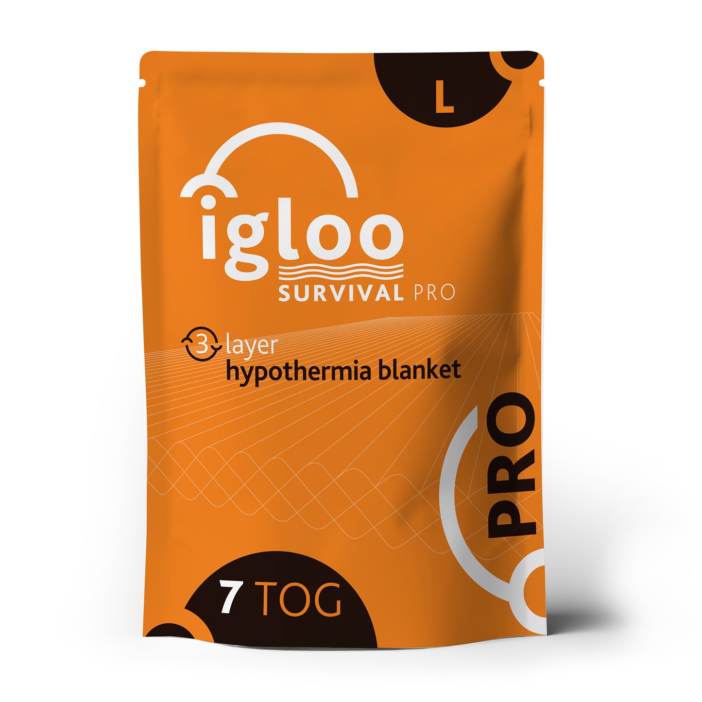 Igloo Pro 3 Layer Hypothermia Blanket - Large - 7 Tog