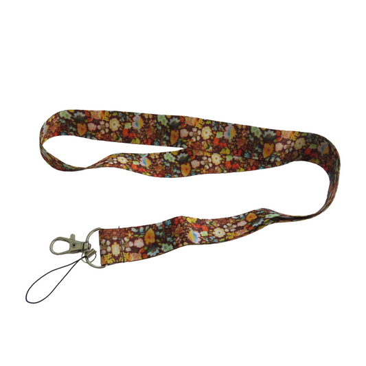 Floral Basic Lanyard - Autumnal