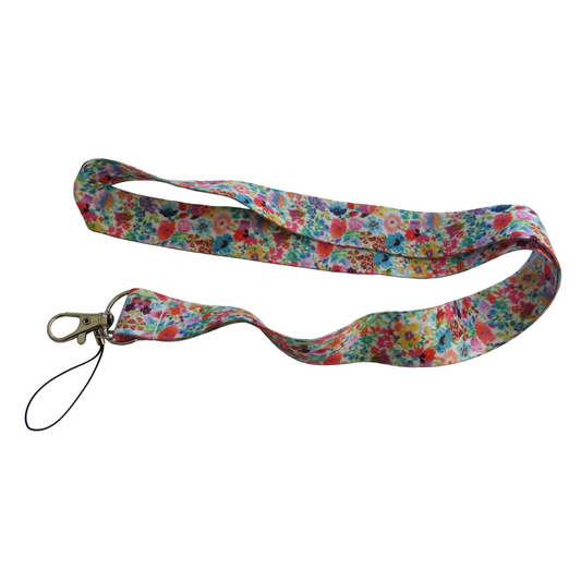 Floral Basic Lanyard  - Summer