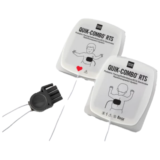 LifePak RTS electrodes with QUIK-COMBO connector – Pediatric (for LP12, LP15 & LP20)