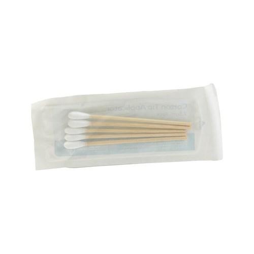 Cotton Buds Single End Wooden Sterile 7.5cm - Pack of 5