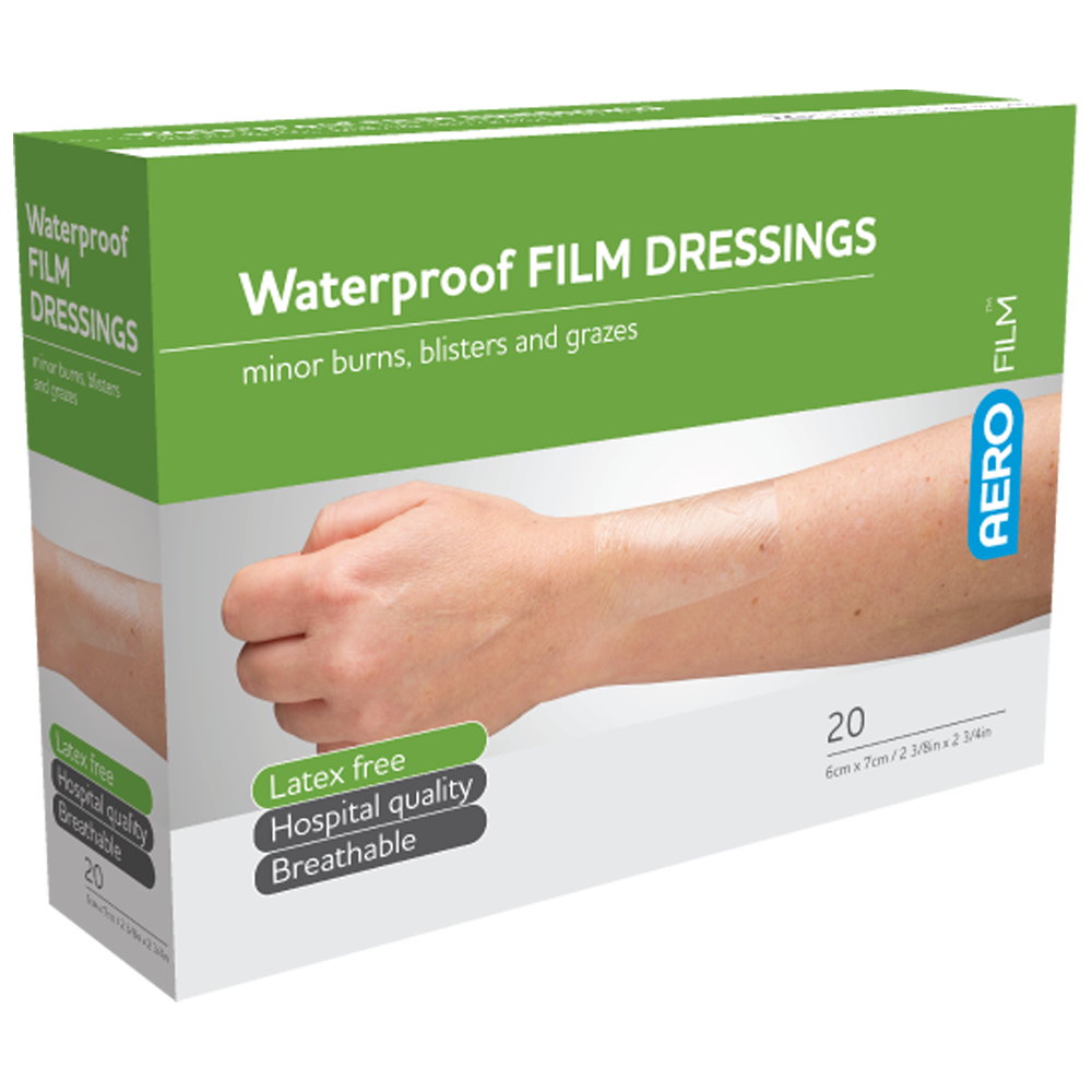 AEROFILM Waterproof Film Dressing 6 x 7cm Box/20