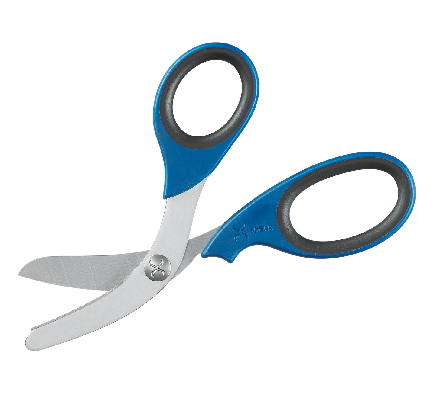 XShear 7.5“ Trauma Shears,  Stainless blade Blue/Gray Handles