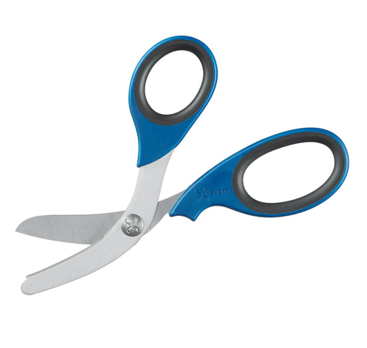 XShear 7.5“ Trauma Shears,  Stainless blade Blue/Gray Handles