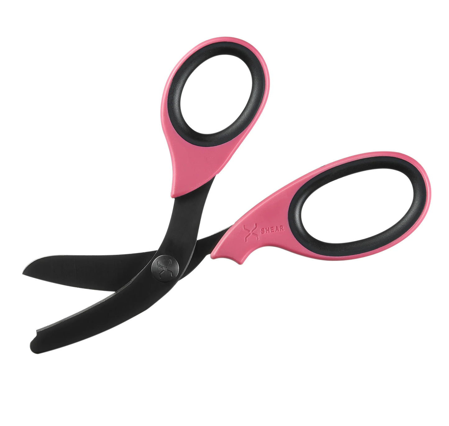 XShear 7.5“ Trauma Shears,  Stainless blade Pink/Black Handles