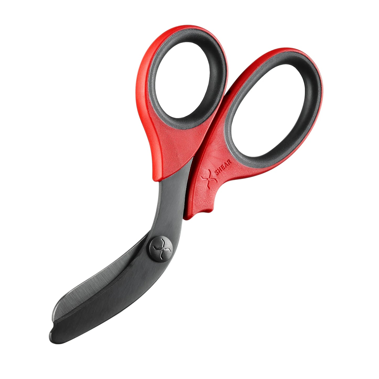 XShear 7.5“ Trauma Shears,  Stainless blade Red/Black Handles