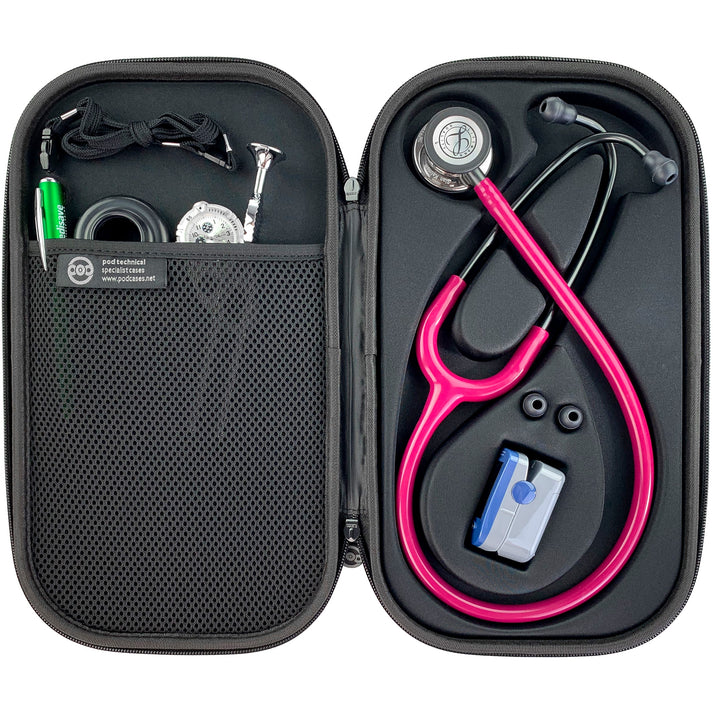 Pod Technical Cardiopod II Stethoscope Case for all Littmann Stethoscopes - Burgundy