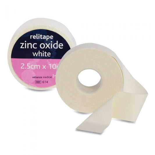 Relitape Zinc Oxide Tape - 2.5cm x 5m