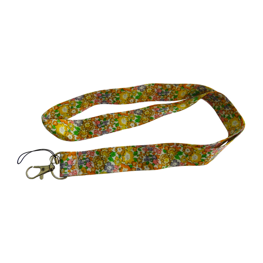 Floral Basic Lanyard  - Spring