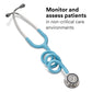 Littmann Classic III Monitoring Stethoscope: Marine Blue Satin Finish 5912C