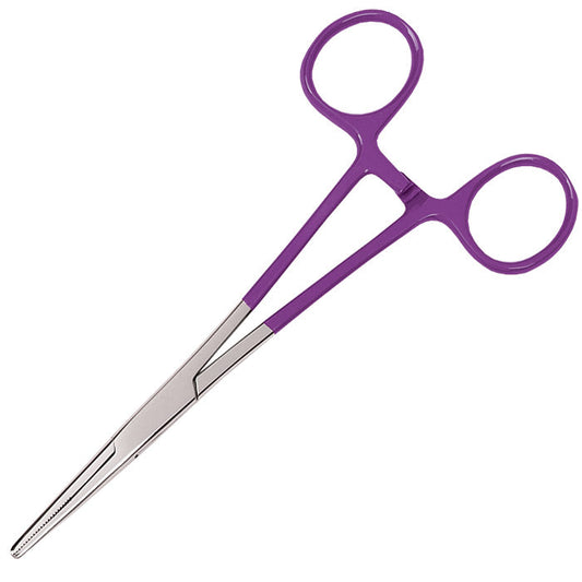 5.5" ColorMate™ Kelly Forceps Purple