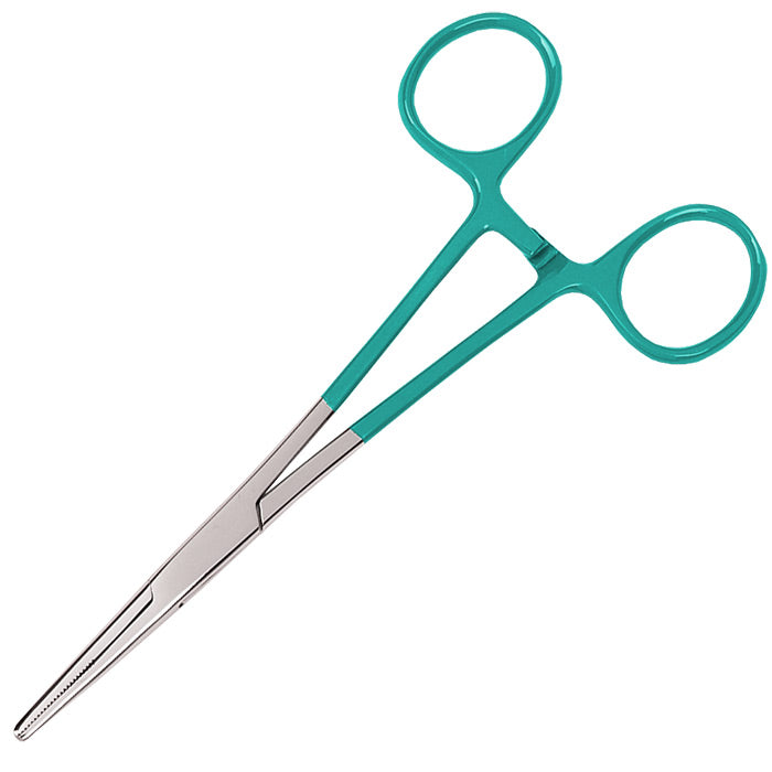 5.5" ColorMate™ Kelly Forceps Teal