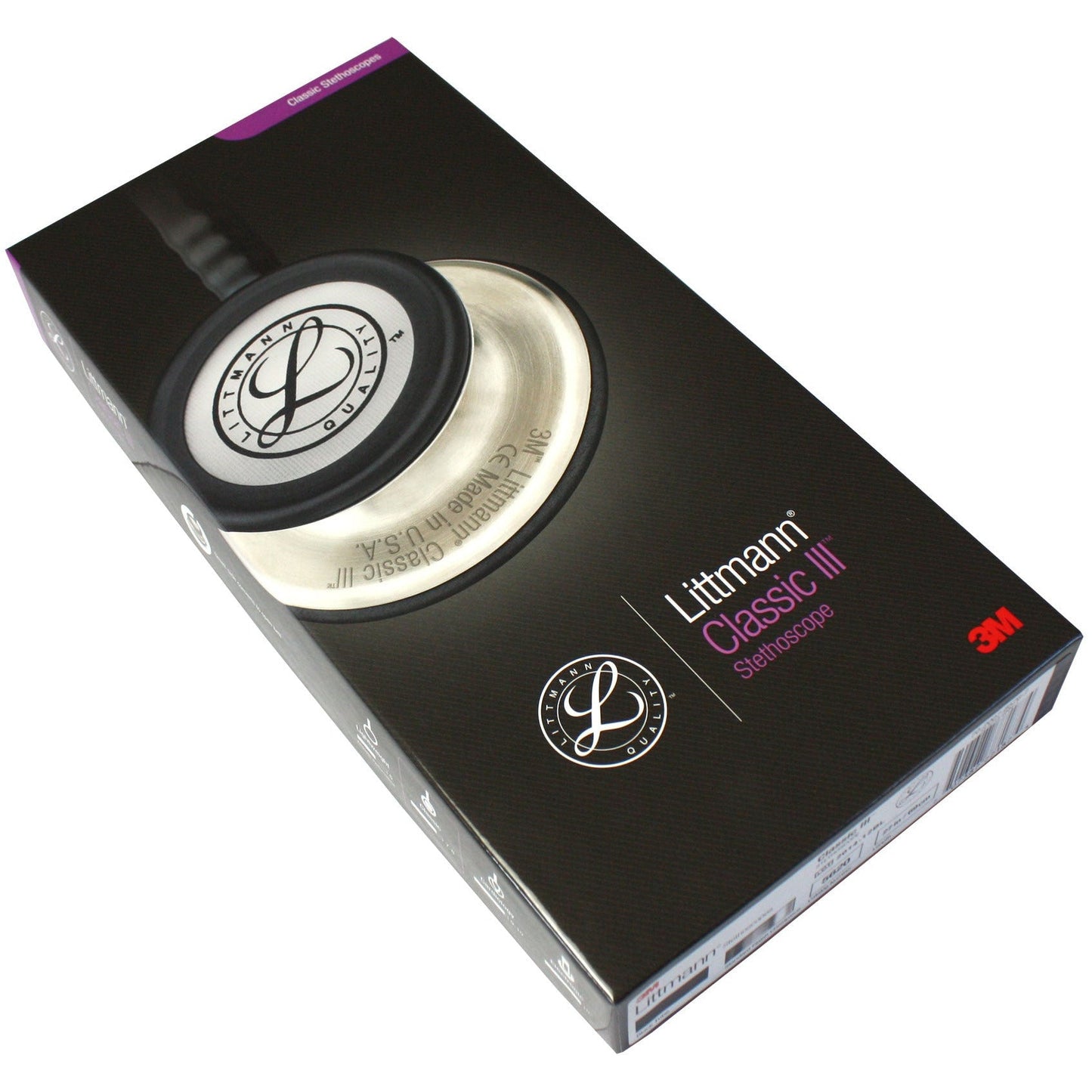 Littmann Classic III Stethoscope: Black 5620