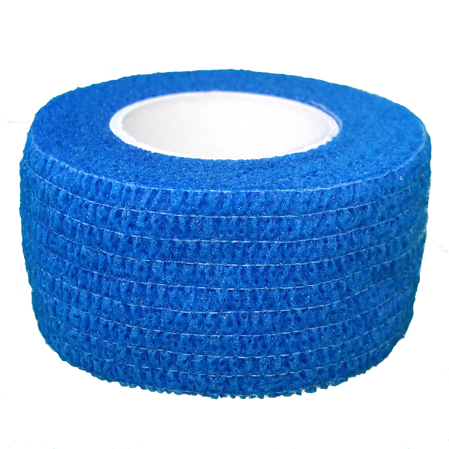 Blue Cohesive Bandage  2.5cm x 4.5m